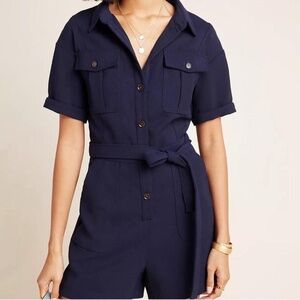 NWOT Greylin Anthropologie Women's Navy Romper - M